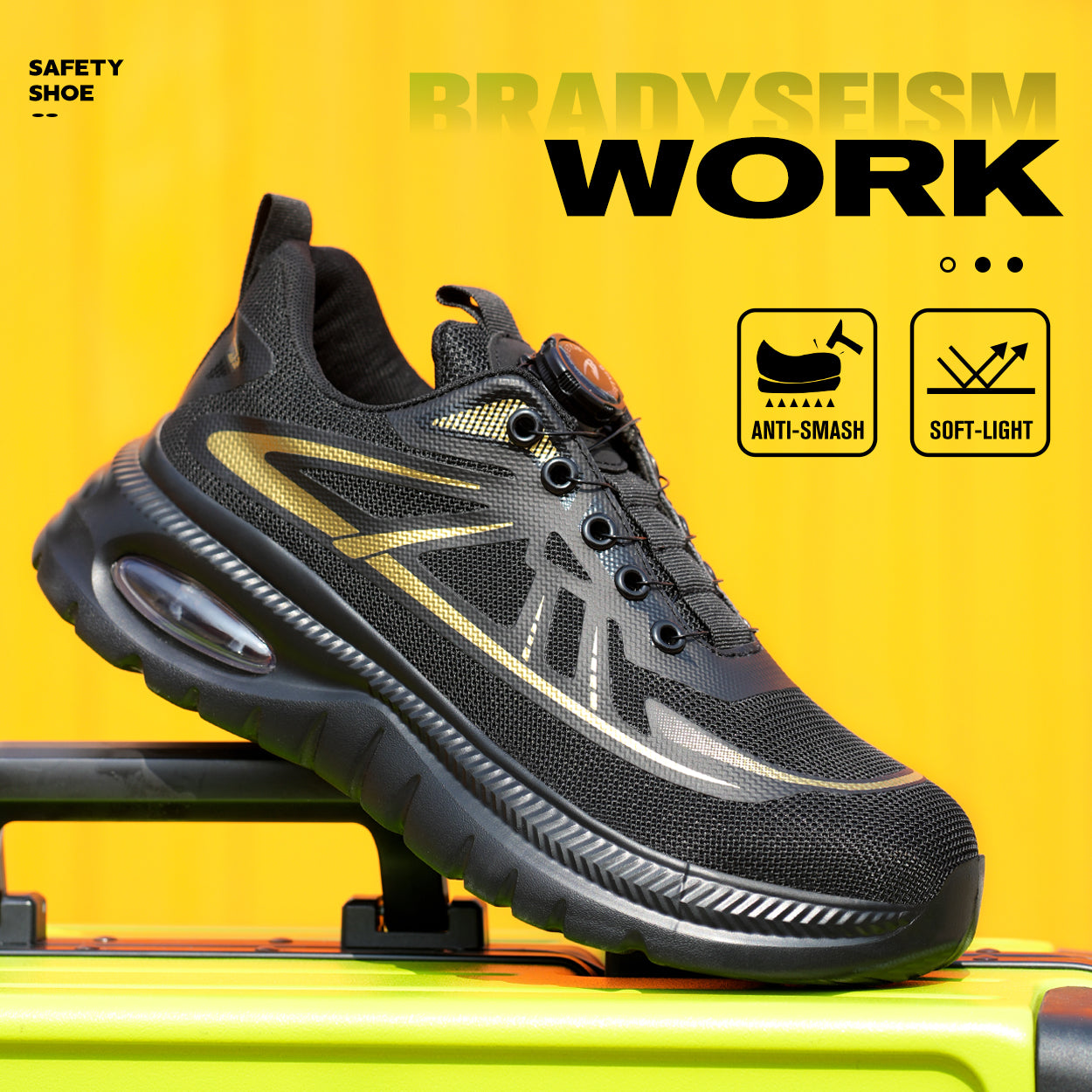 Best Breathable Safety Shoes with Dial System – Wildking R054 Lightweight Work Shoes Review