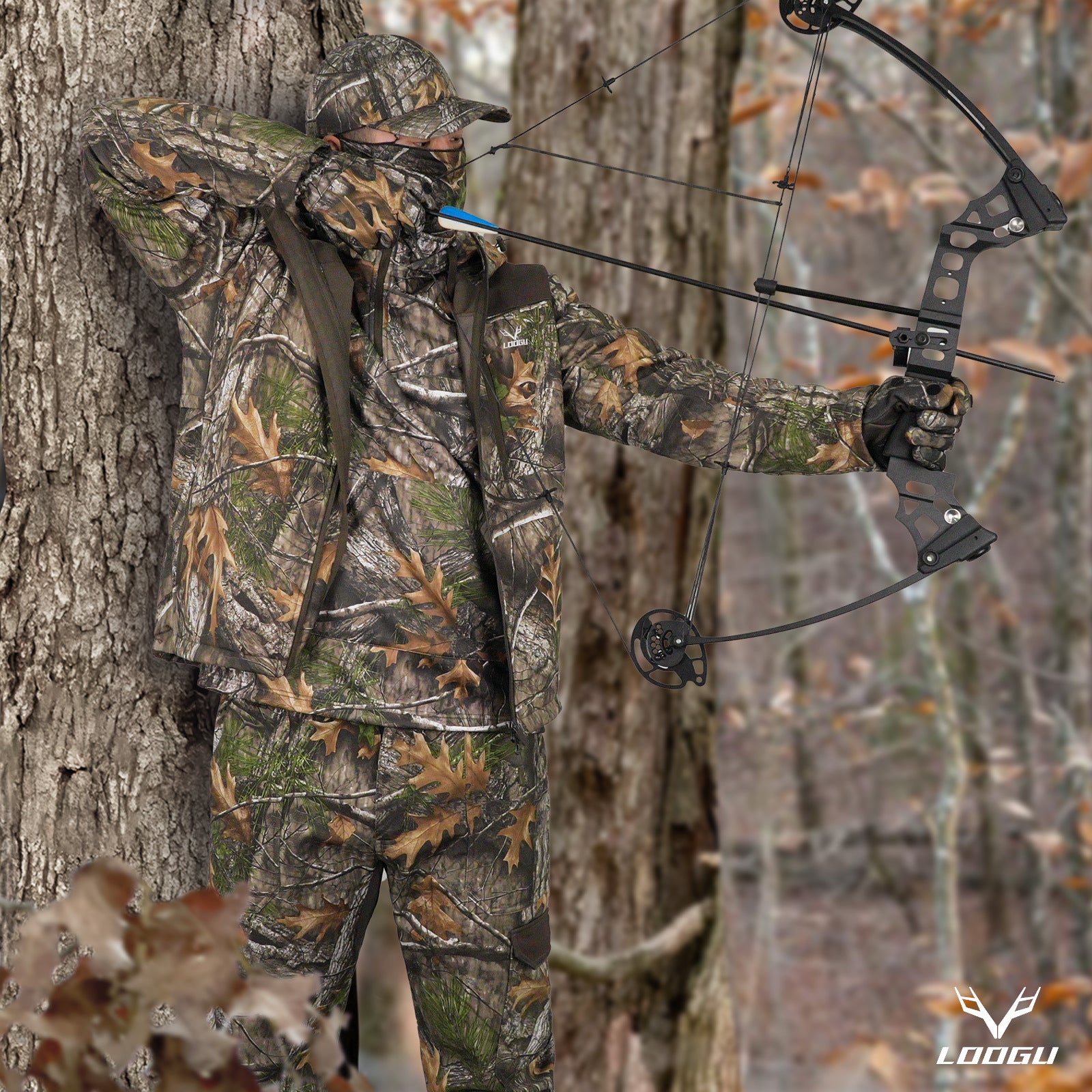 Gear Up for Adventure with the Wildking Men's Camouflage Loose Hooded Soft Shell Waterproof Jacket