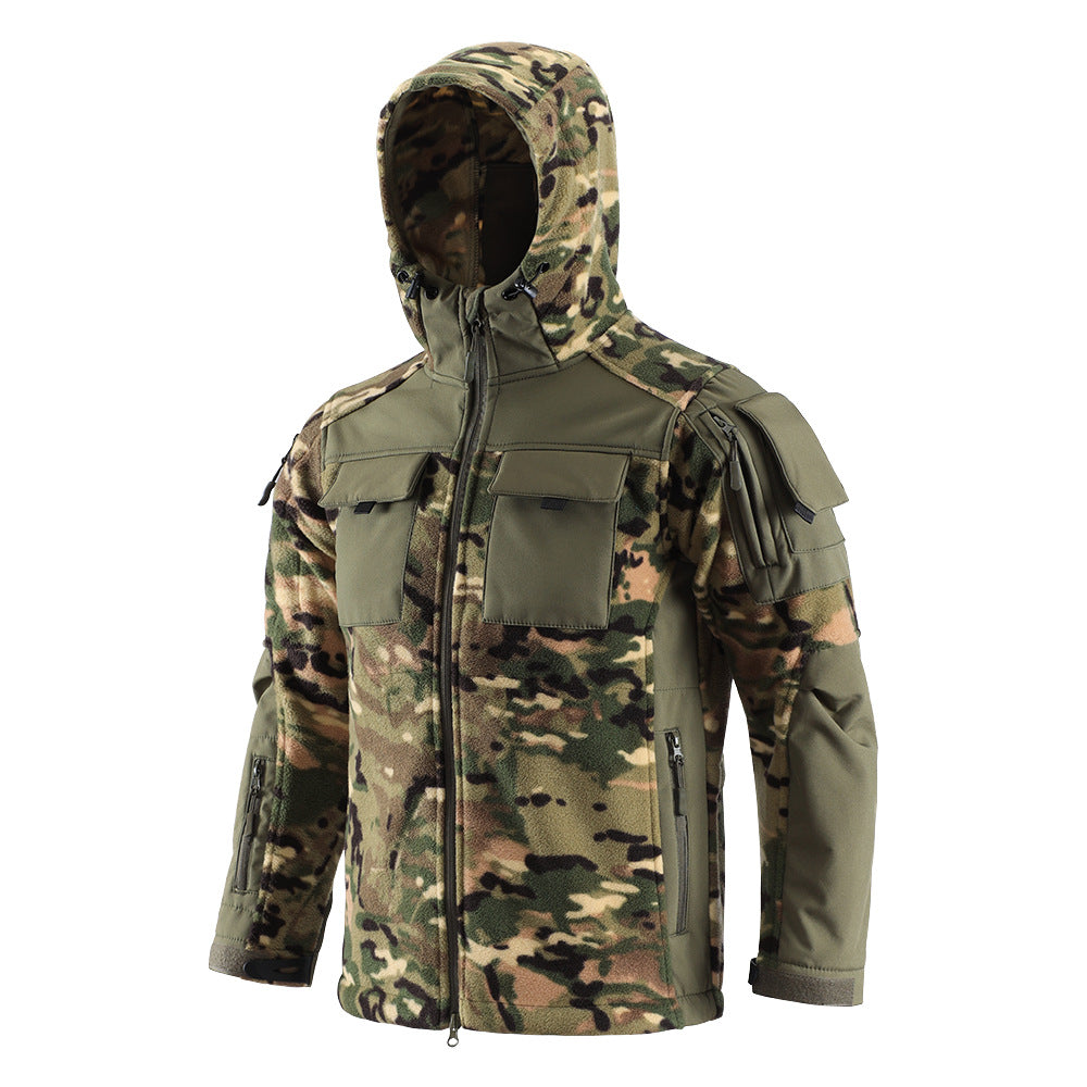 Wildking Men's Thermal Storage Warm Fleece Breathable Jacket - Camouflage: The Ultimate Cold-Weather Companion