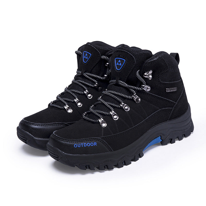 Men's Mid-Top Waterproof Non-Slip Hiking Shoes 4.5
