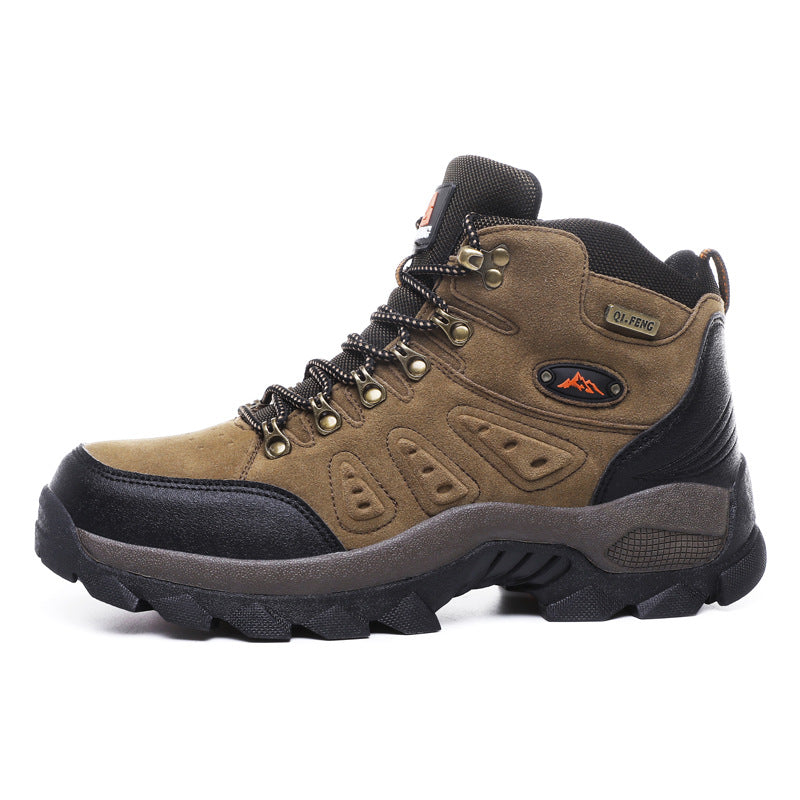 Men's Mid Height Outdoor Waterproof Work Boots 5.5