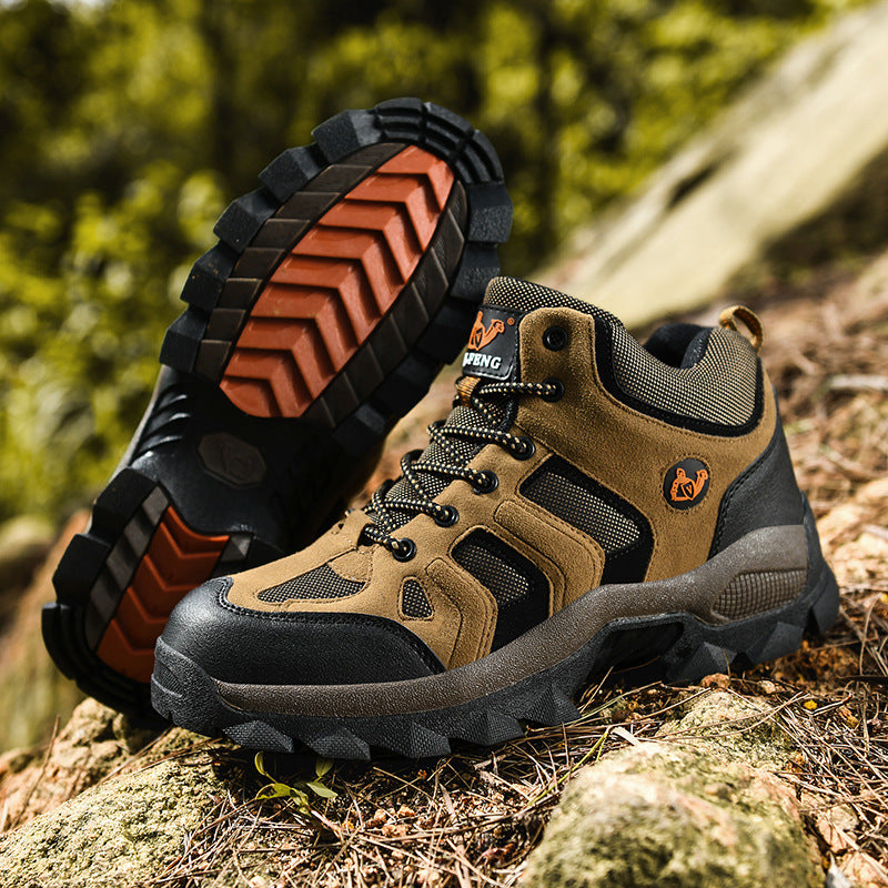Men's Waterproof Non-Slip Lightweight Hiking Shoes 3.5