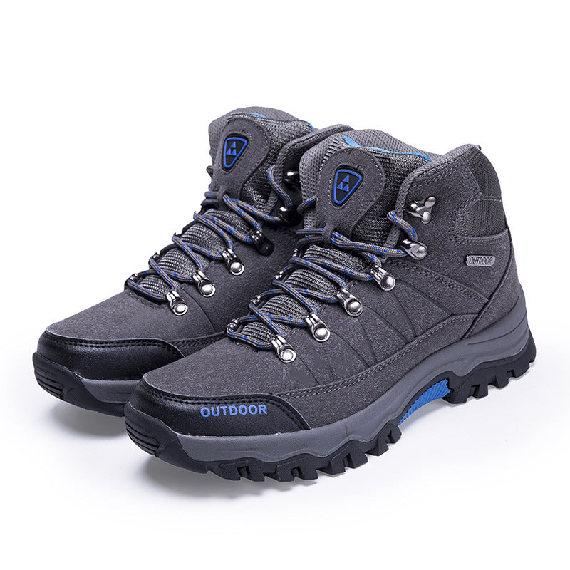 Men's Mid-Top Waterproof Non-Slip Hiking Shoes 4.5