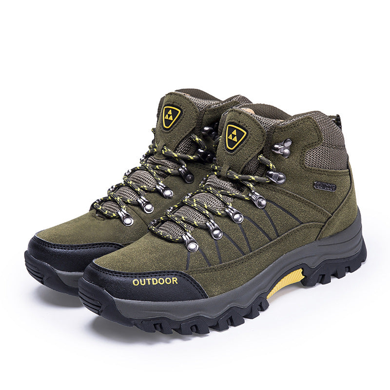 Men's Mid-Top Waterproof Non-Slip Hiking Shoes 4.5