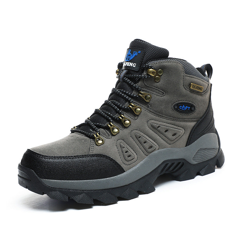 Men's Mid Height Outdoor Waterproof Work Boots 5.5