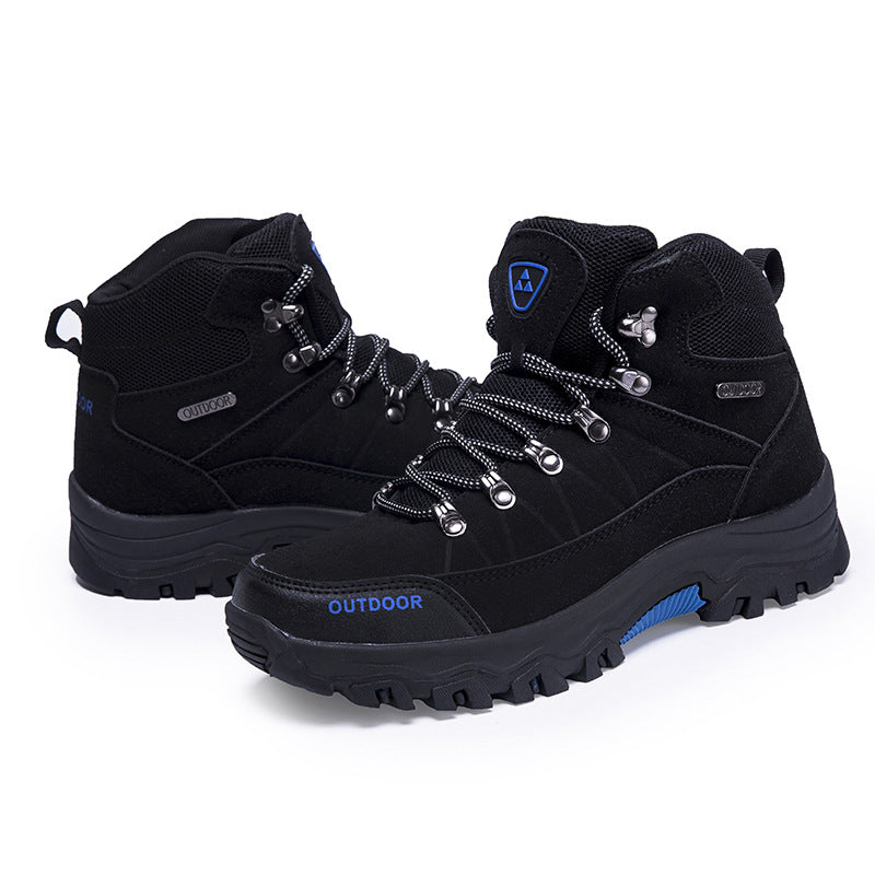 Men's Mid-Top Waterproof Non-Slip Hiking Shoes 4.5