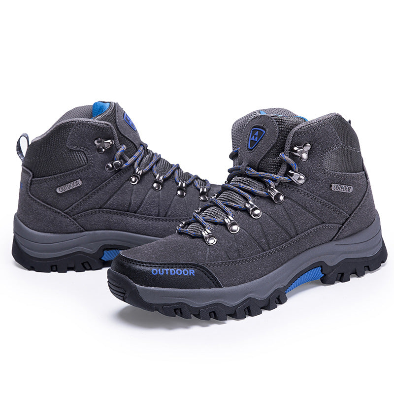 Men's Mid-Top Waterproof Non-Slip Hiking Shoes 4.5