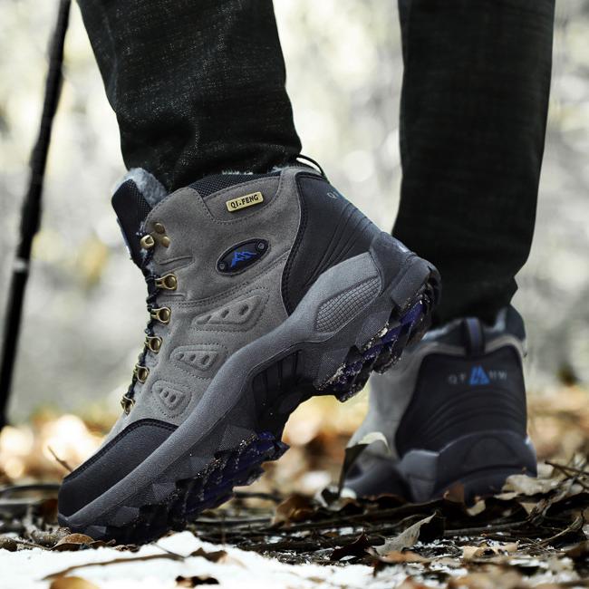 Men's Mid Height Outdoor Waterproof Work Boots 5.5