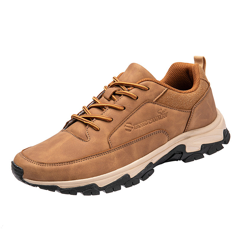 WildKing Men's Leather Waterproof Sneakers D3005