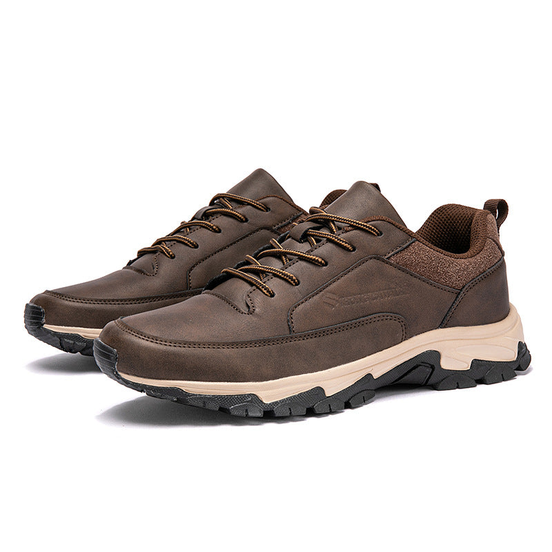 WildKing Men's Leather Waterproof Sneakers D3005