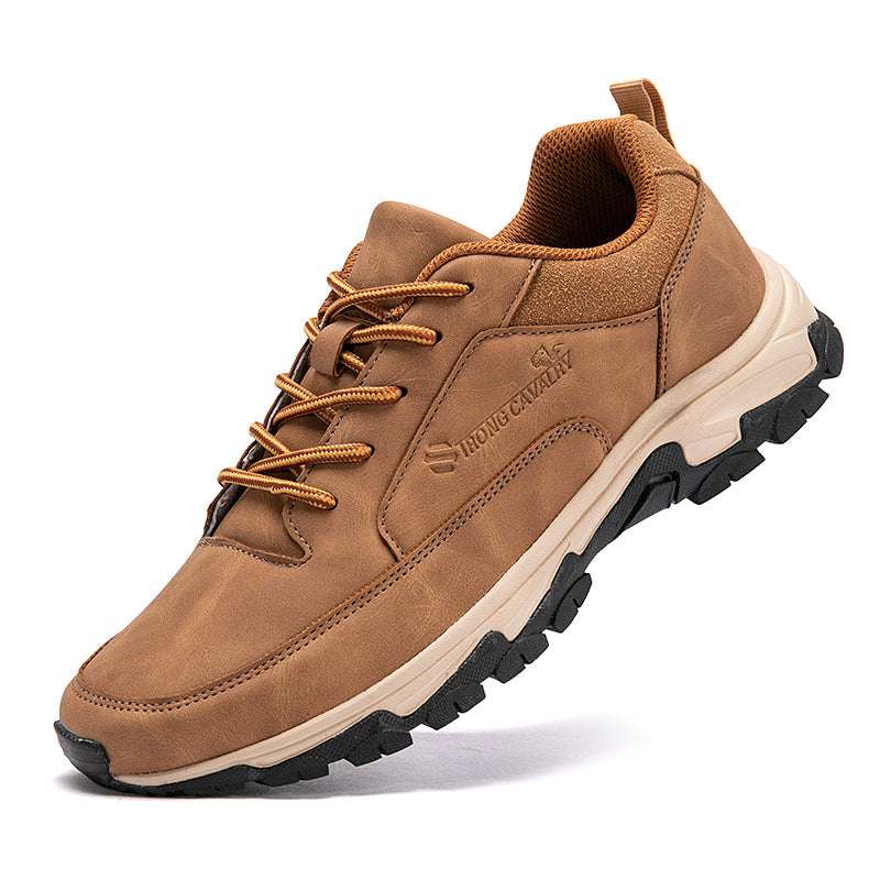 WildKing Men's Leather Waterproof Sneakers D3005