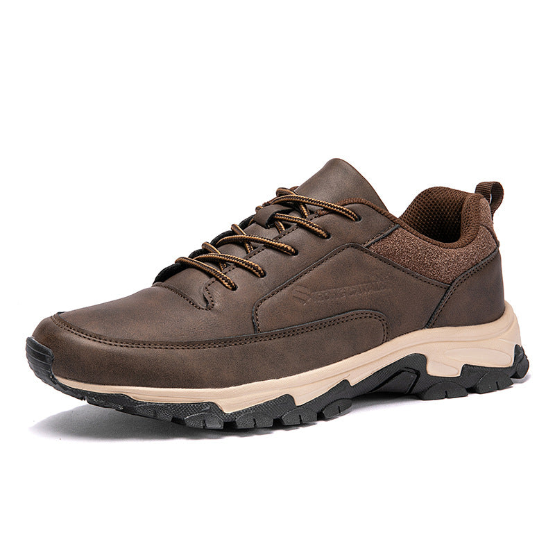 WildKing Men's Leather Waterproof Sneakers D3005