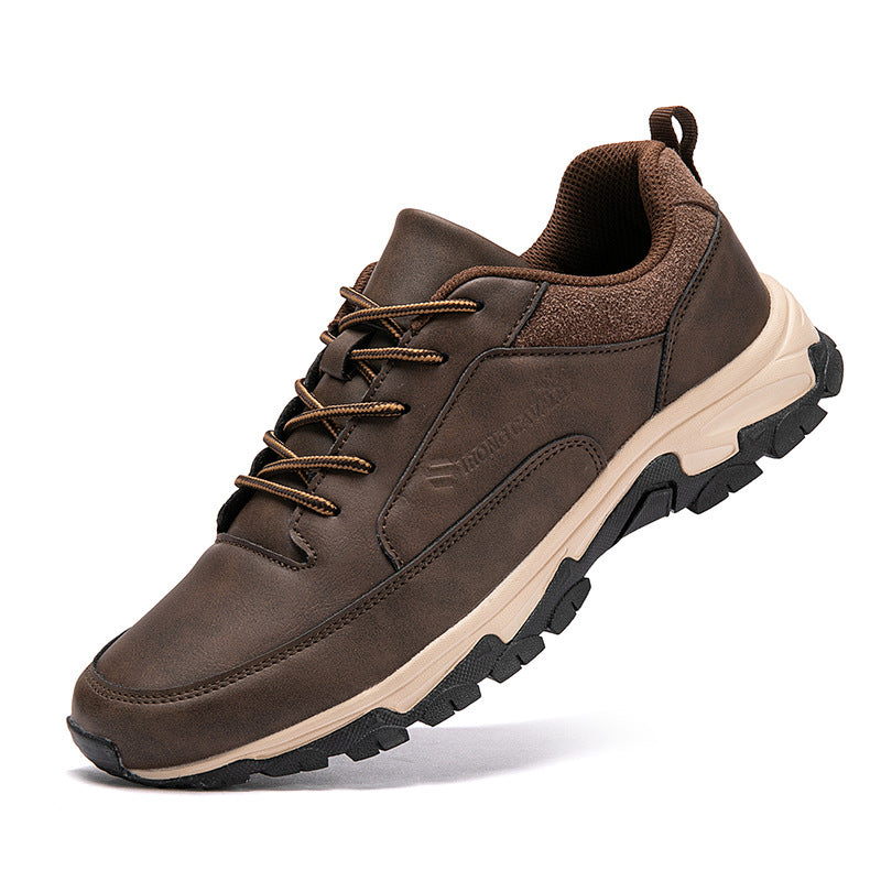 WildKing Men's Leather Waterproof Sneakers D3005