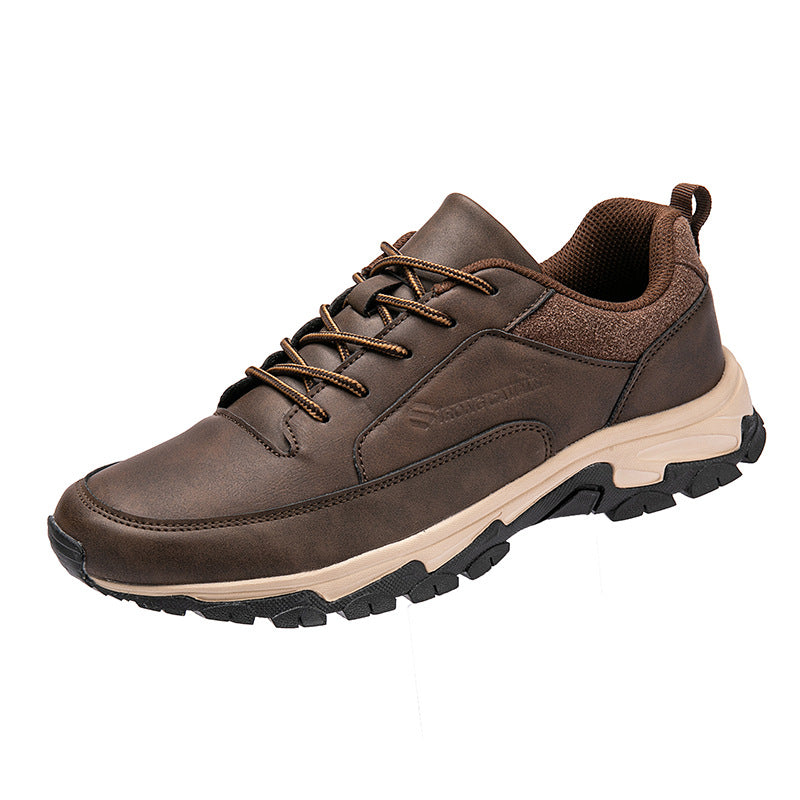 WildKing Men's Leather Waterproof Sneakers D3005
