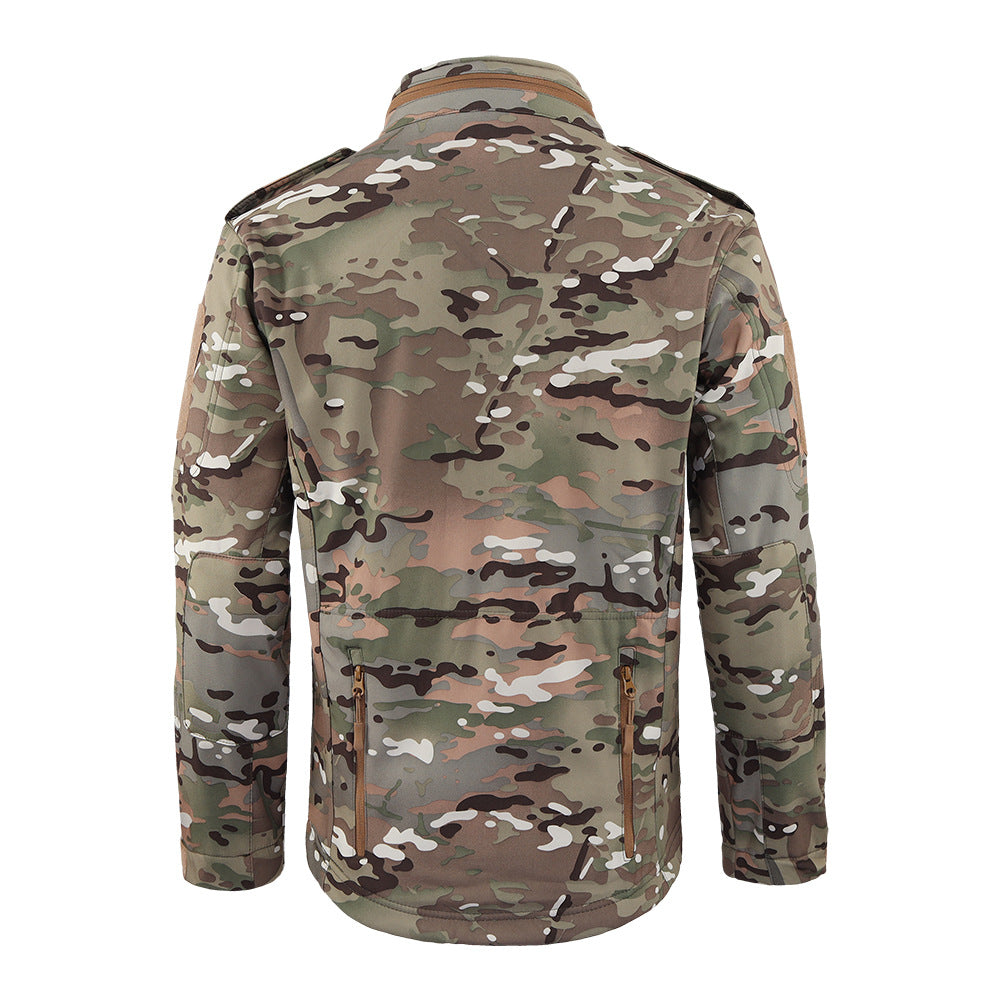Wildking Men's Multi-Pocket Fleece Hooded Jacket 3.0 - Camo