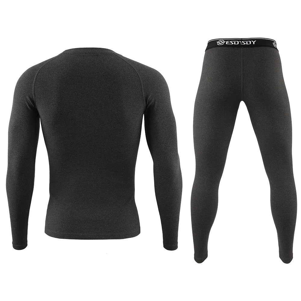 Wildking Men's Thermal Quick-Drying Sweat-Wicking Underwear Set Q114