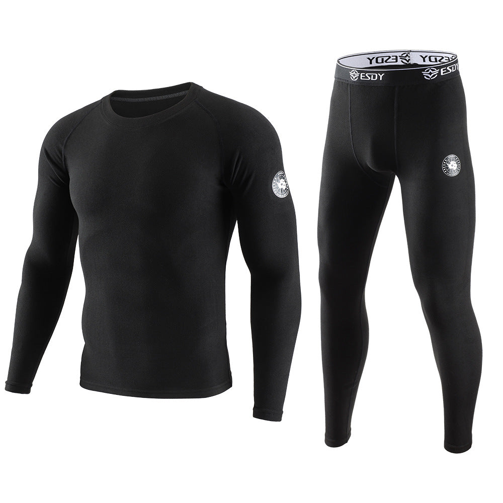 Wildking Men's Thermal Quick-Drying Sweat-Wicking Underwear Set Q114