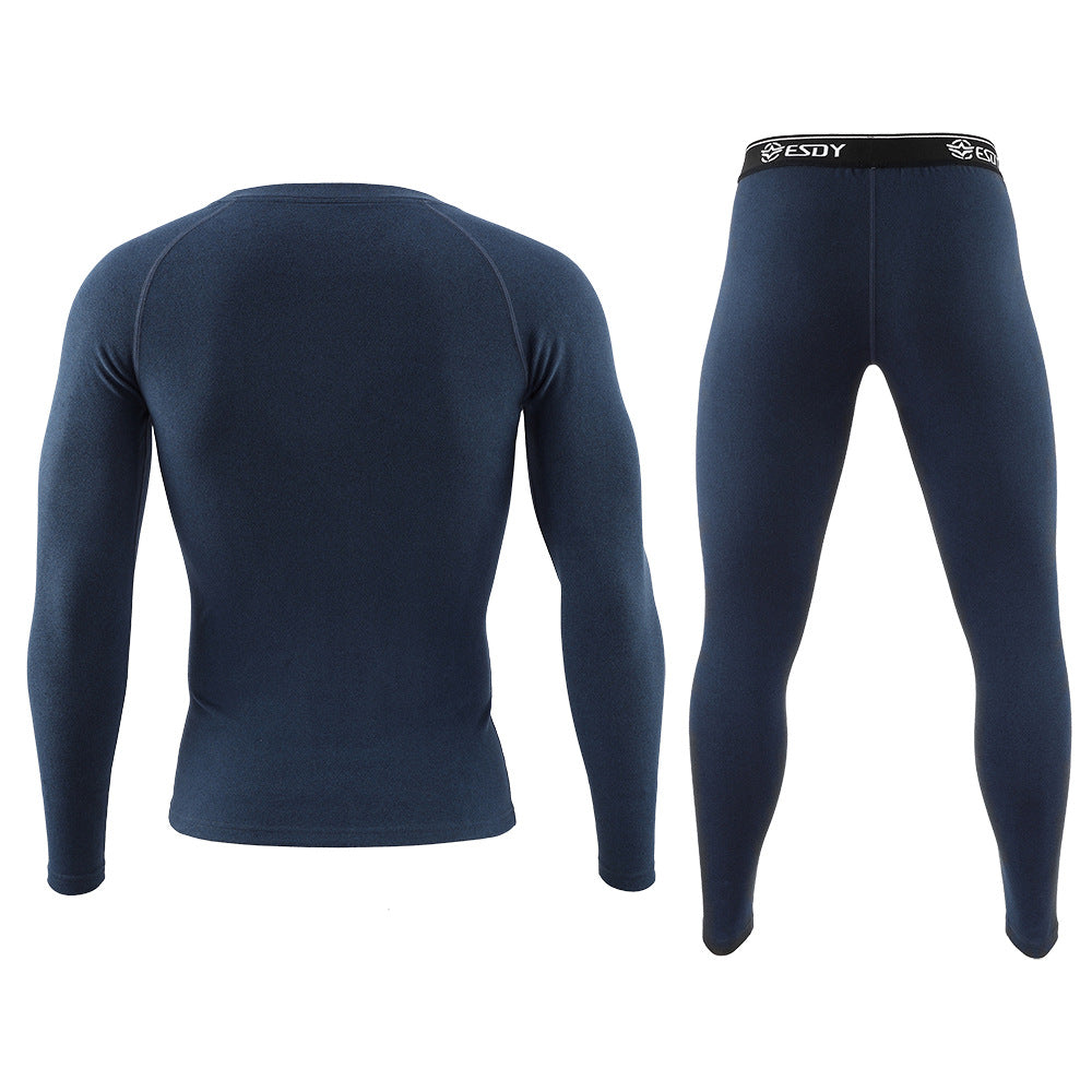 Wildking Men's Thermal Quick-Drying Sweat-Wicking Underwear Set Q114
