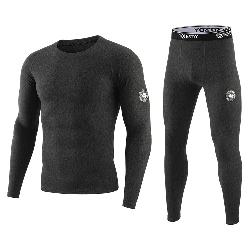 Wildking Men's Thermal Quick-Drying Sweat-Wicking Underwear Set Q114