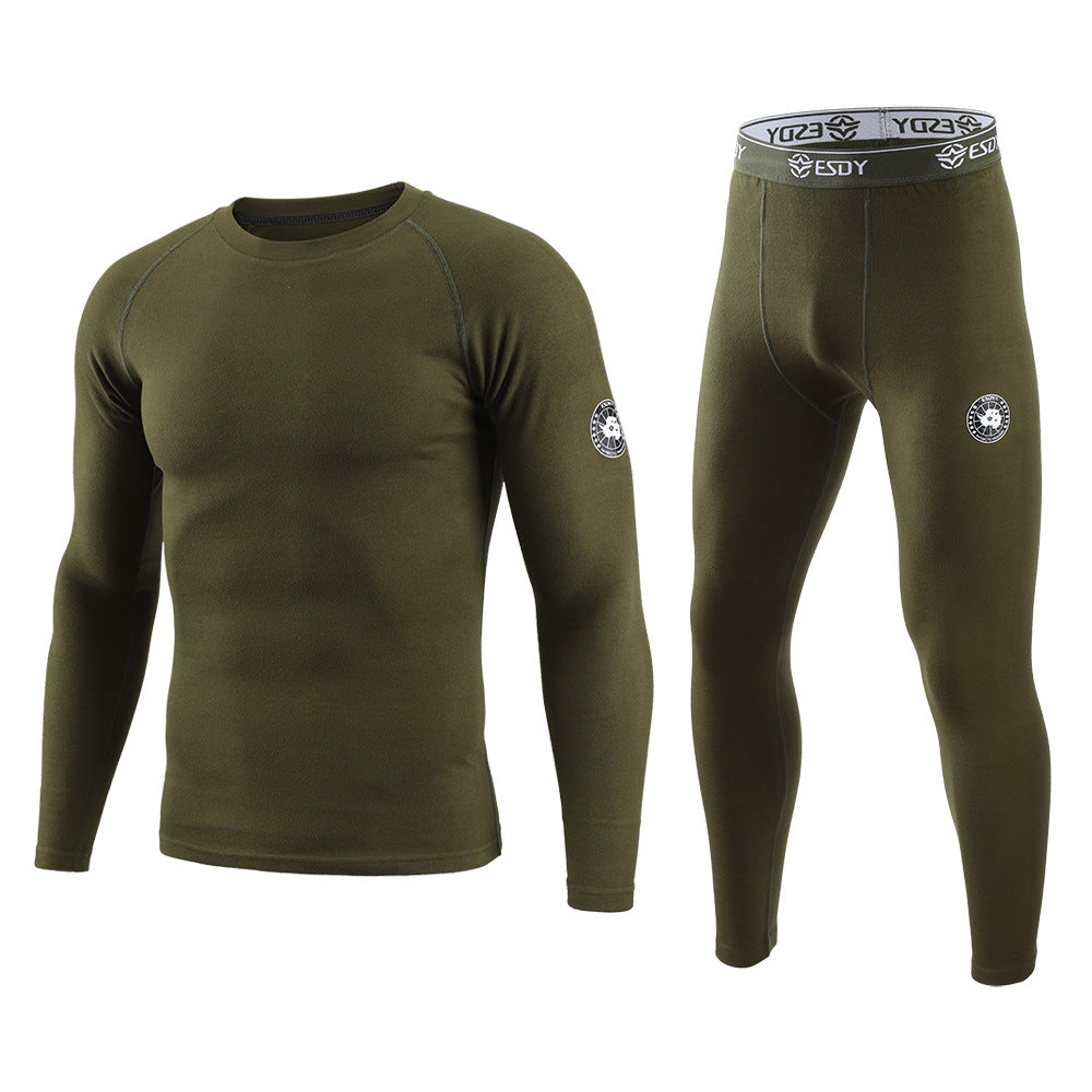Wildking Men's Thermal Quick-Drying Sweat-Wicking Underwear Set Q114