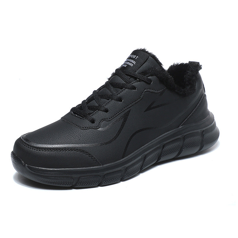 WildKing Men's Leather Non-Slip Training Jogging Sneakers D3010