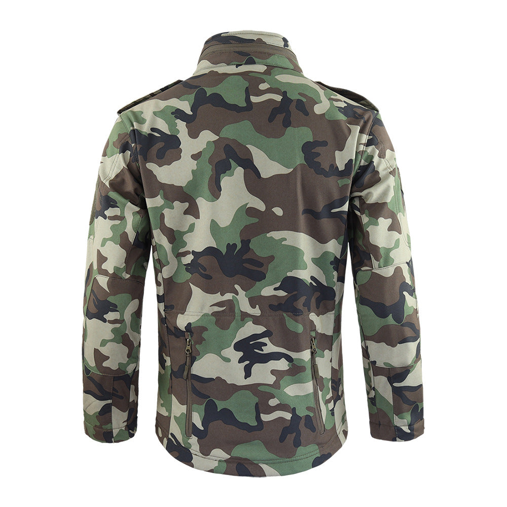Wildking Men's Multi-Pocket Fleece Hooded Jacket 3.0 - Camo