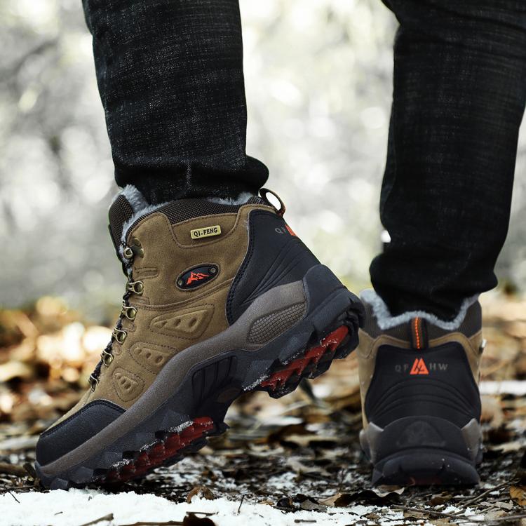 Men's Mid Height Outdoor Waterproof Work Boots 5.5