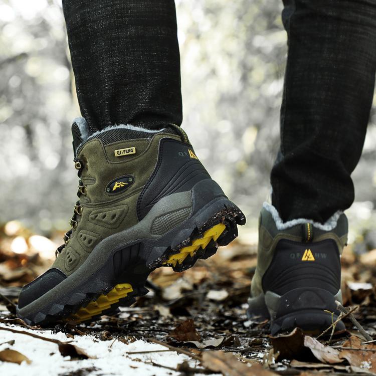 Men's Mid Height Outdoor Waterproof Work Boots 5.5