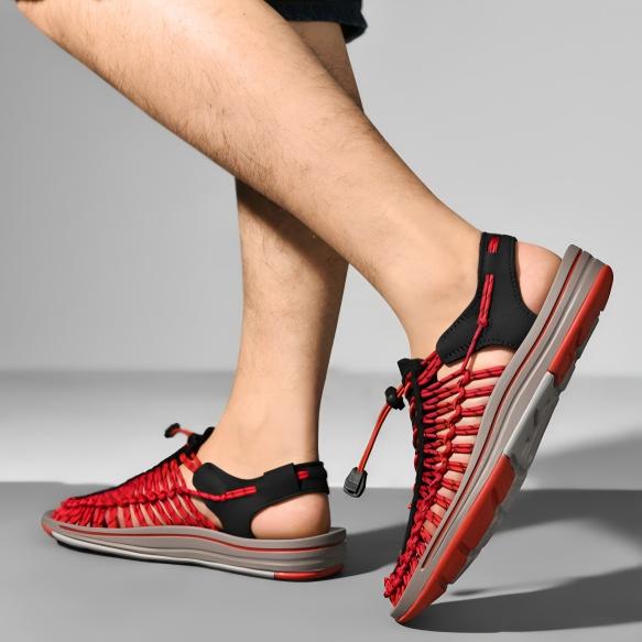 Handwoven Toe-to-Toe Beach Sandals 1.5