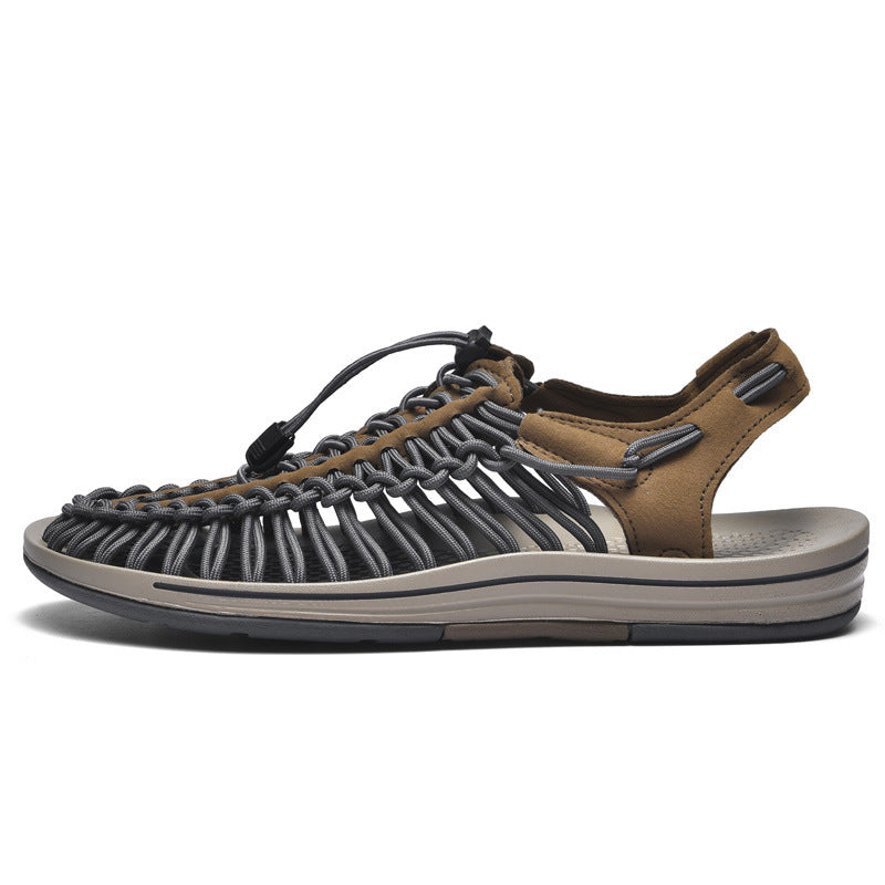Handwoven Toe-to-Toe Beach Sandals 1.5