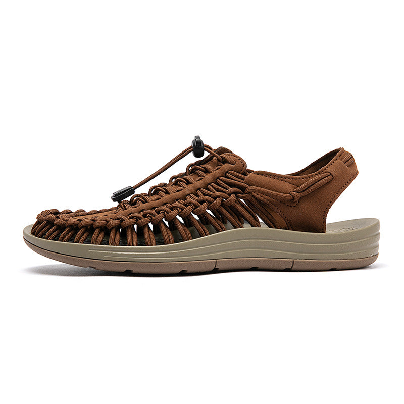 Handwoven Toe-to-Toe Beach Sandals 5.0