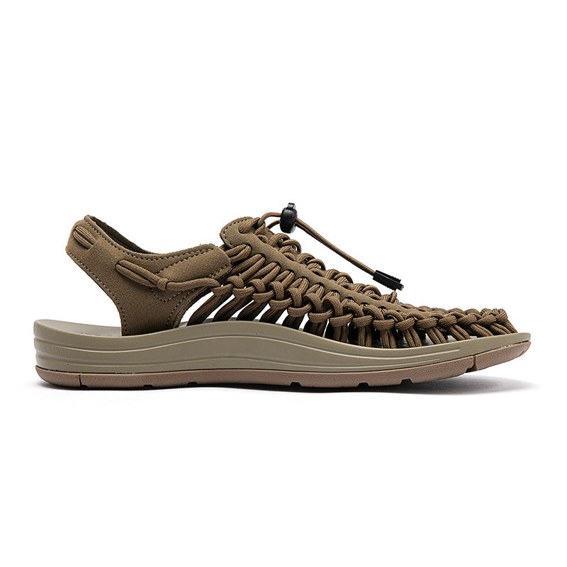 Handwoven Toe-to-Toe Beach Sandals 5.0