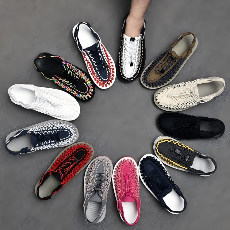 Handwoven Toe-to-Toe Beach Sandals 5.0
