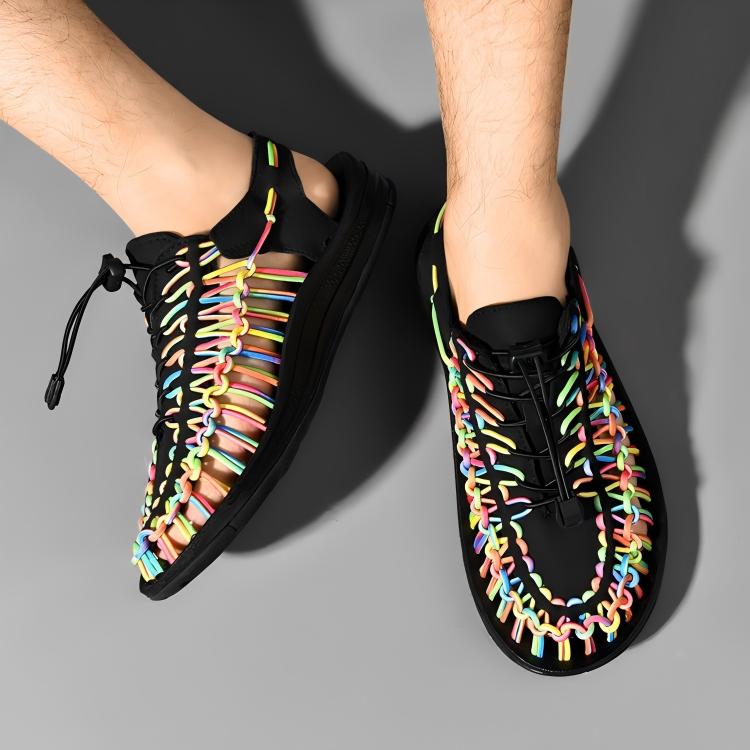 Handwoven Toe-to-Toe Beach Sandals 1.5