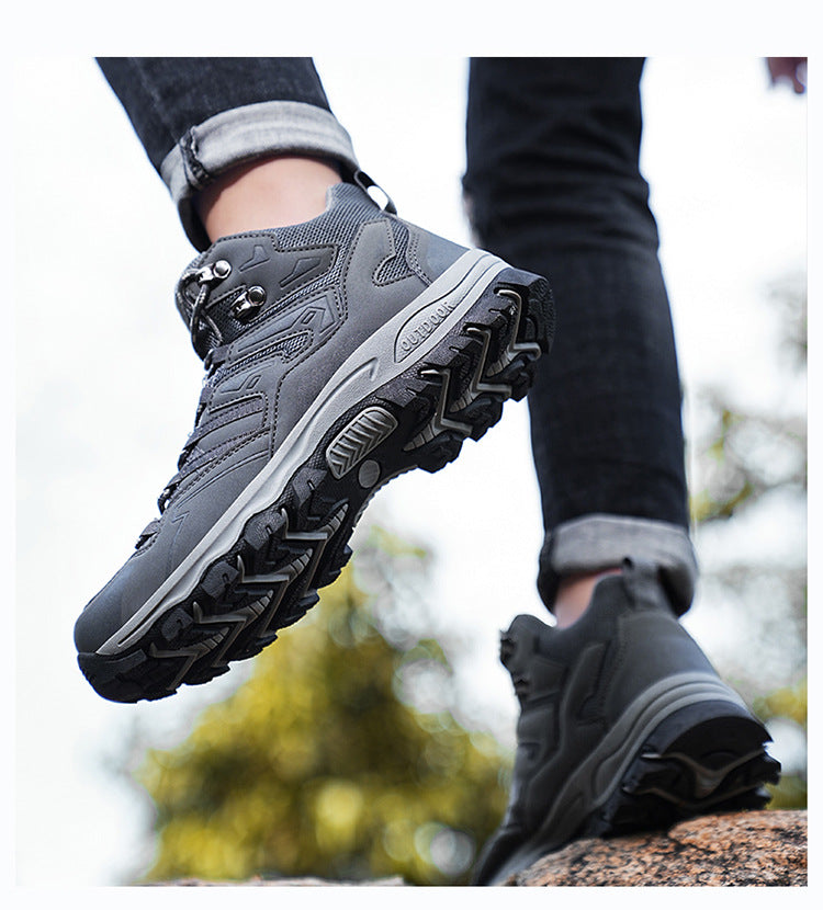 Wildking Men's Ankle High Waterproof Hiking Boots 3.5