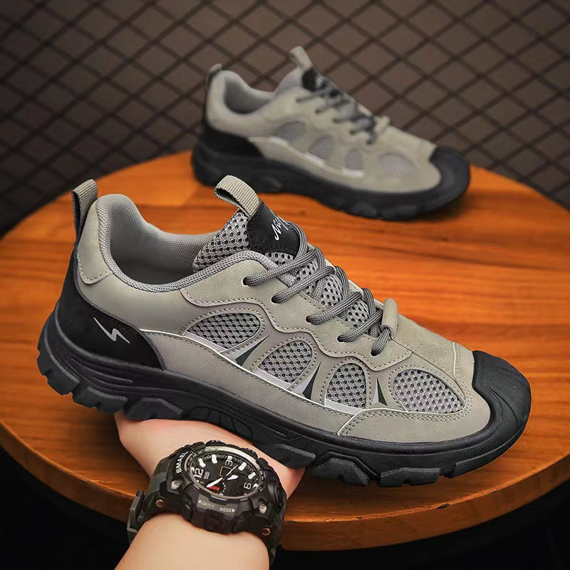 Men's Breathable Mesh Anti-Slip Casual Lace-Up Fashion Shoe