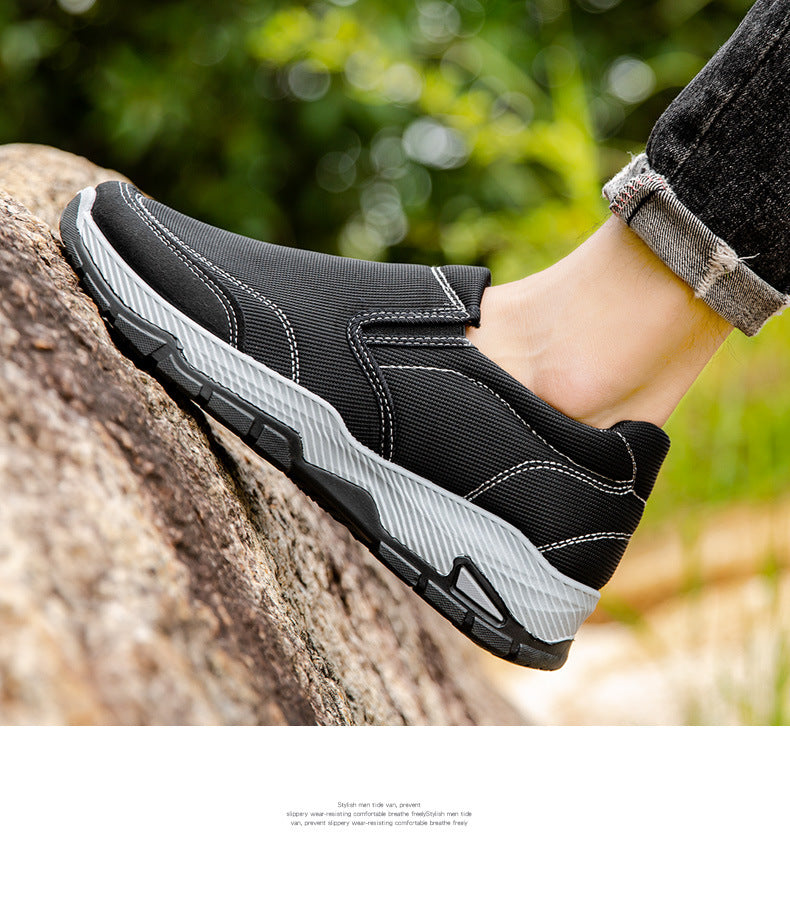 Men's Arch Support Casual Slip-on Shoes Loafers 5.0