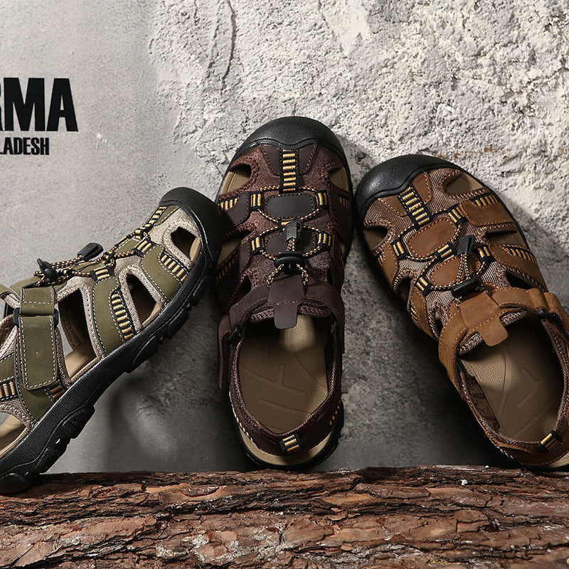 Men's Drainage Toe Non-Slip Sandals 7.0