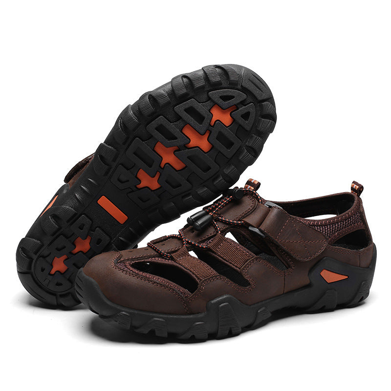 Men's Drainage Toe Non-Slip Sandals 9.5