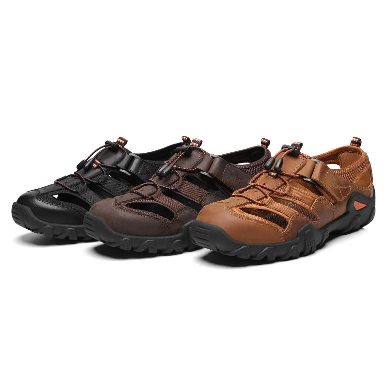 Men's Drainage Toe Non-Slip Sandals 9.5