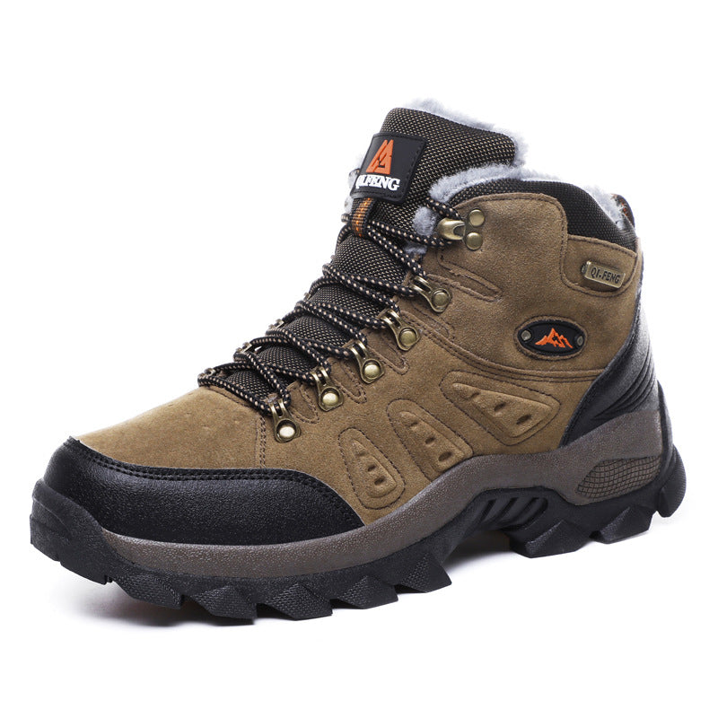 Men's Mid-Top Waterproof Non-Slip Hiking Shoes B3074