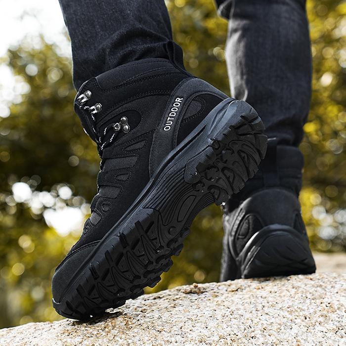 Men's Mid-Top Wear-Resistant Non-Slip Hiking Shoes A15