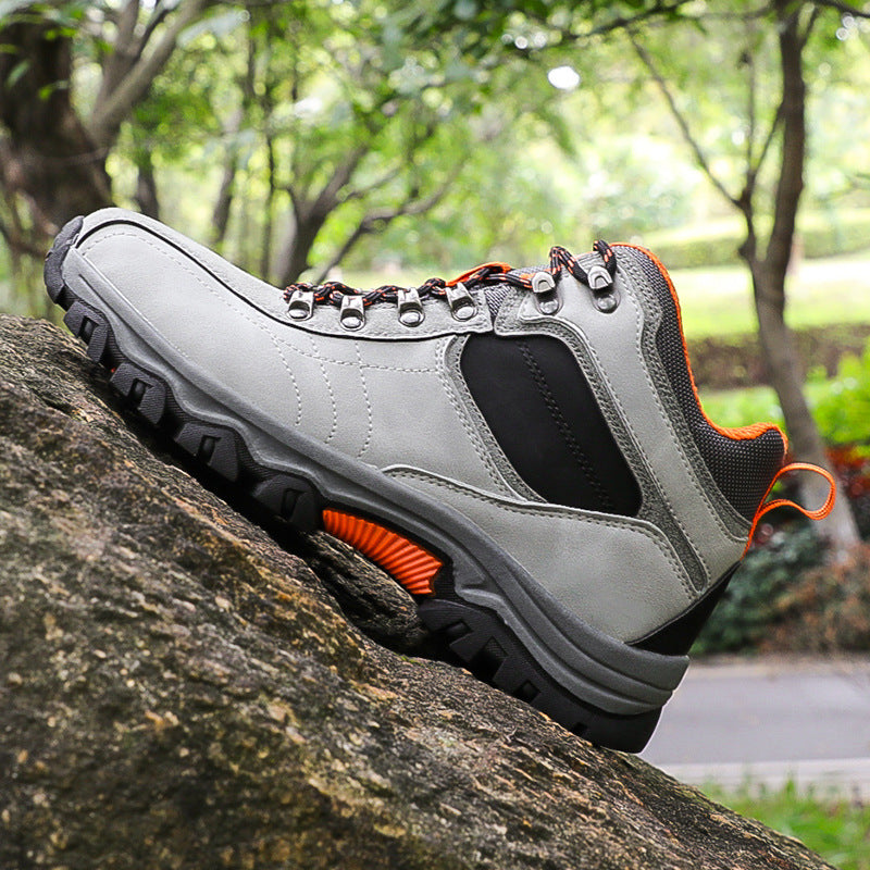 Men's Mid-top Steel Toe Waterproof Work Boots 4.5