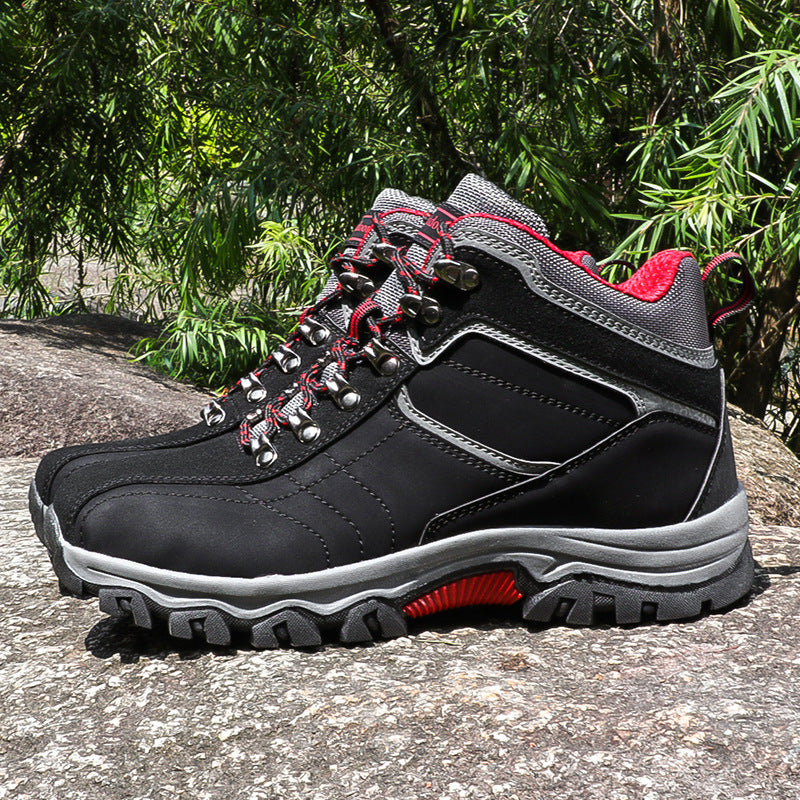 Men's Mid-top Steel Toe Waterproof Work Boots 4.5