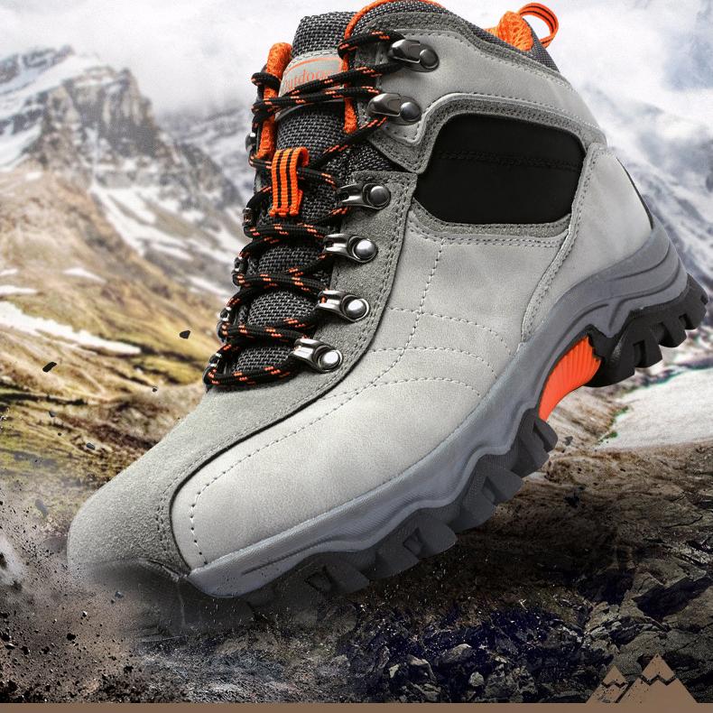 Men's Mid-top Steel Toe Waterproof Work Boots 4.5