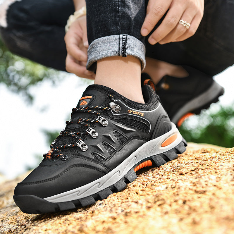 Men's Non-Slip Steel Toe Waterproof Hiking Shoes 2.5