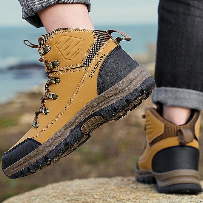 Men's Mid Height Steel Toe Waterproof Work Boots 2.0