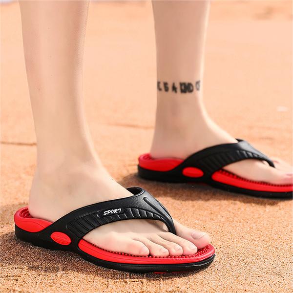 Men's Quick-Dry Flip Flop Thong Sandals Indoor and Outdoor 4.0