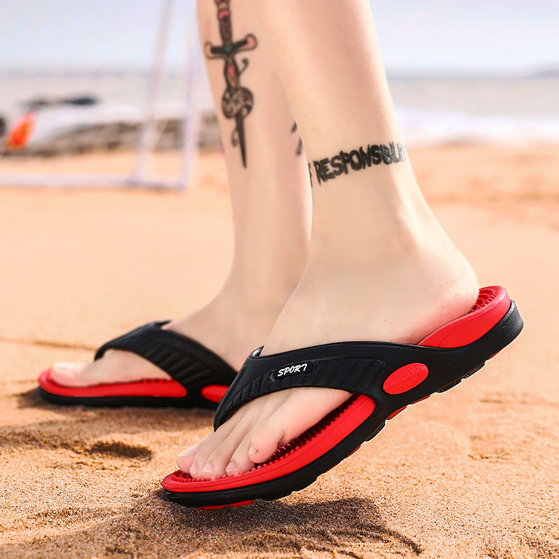 Men's Quick-Dry Flip Flop Thong Sandals Indoor and Outdoor 4.0