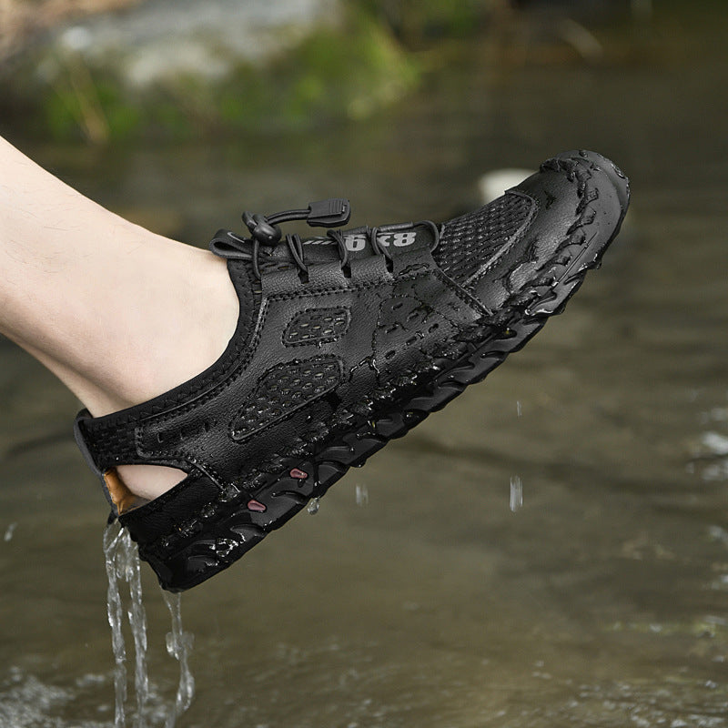 Men's Toe-Cap Breathable Hollow Mesh Water Shoe 2.0